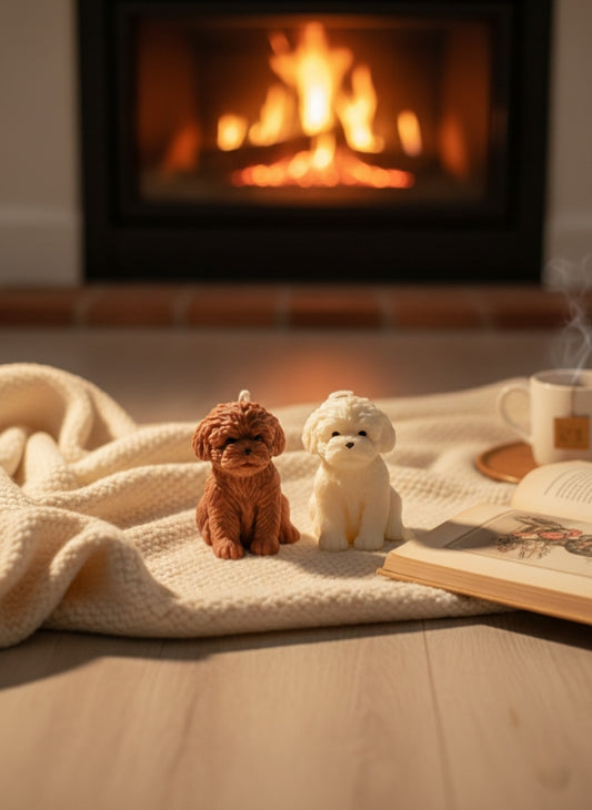 Pajti – Uszkár Formájú Kézműves Szójagyertya